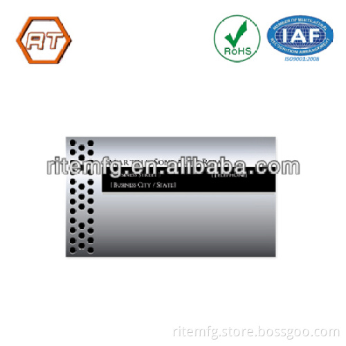 metal visiting card